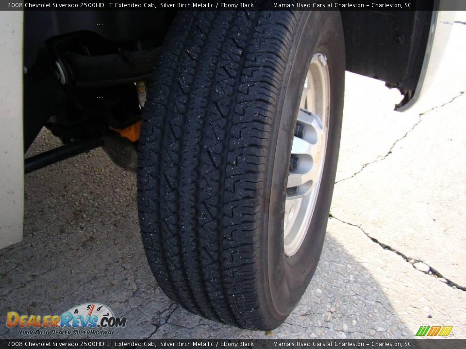 2008 Chevrolet Silverado 2500HD LT Extended Cab Silver Birch Metallic / Ebony Black Photo #20