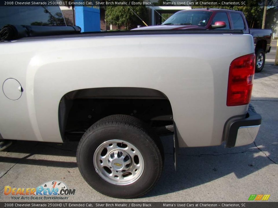2008 Chevrolet Silverado 2500HD LT Extended Cab Silver Birch Metallic / Ebony Black Photo #23