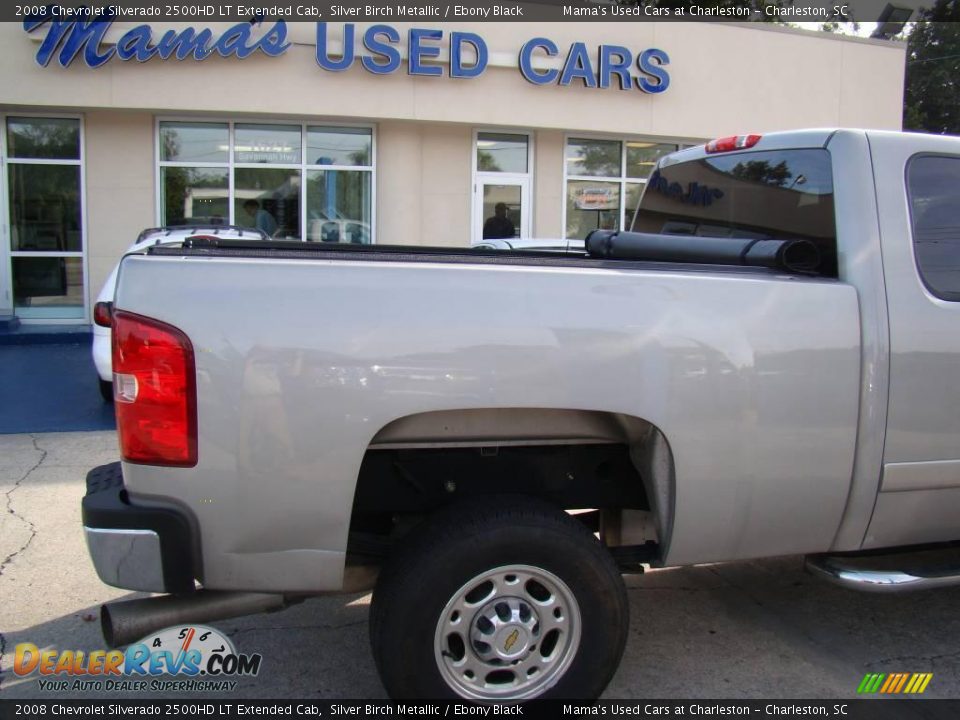 2008 Chevrolet Silverado 2500HD LT Extended Cab Silver Birch Metallic / Ebony Black Photo #24