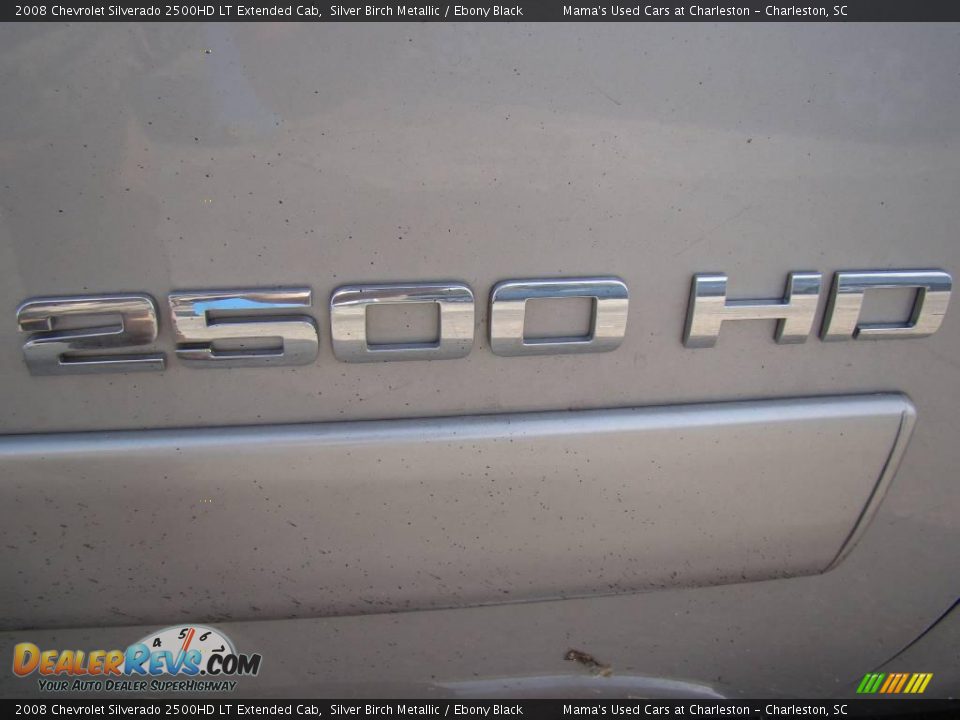 2008 Chevrolet Silverado 2500HD LT Extended Cab Silver Birch Metallic / Ebony Black Photo #26