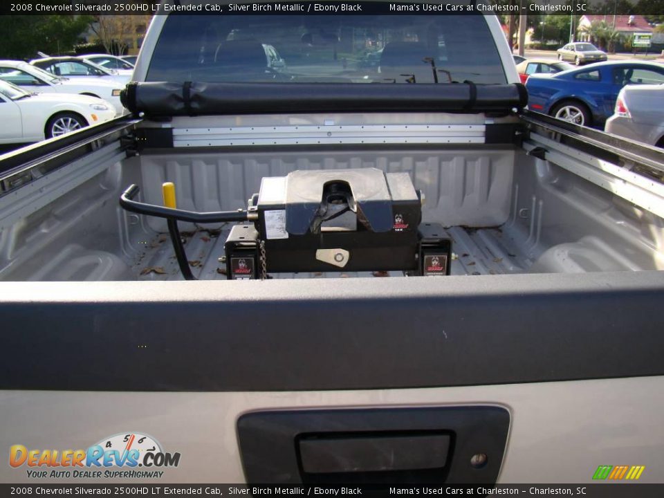2008 Chevrolet Silverado 2500HD LT Extended Cab Silver Birch Metallic / Ebony Black Photo #28