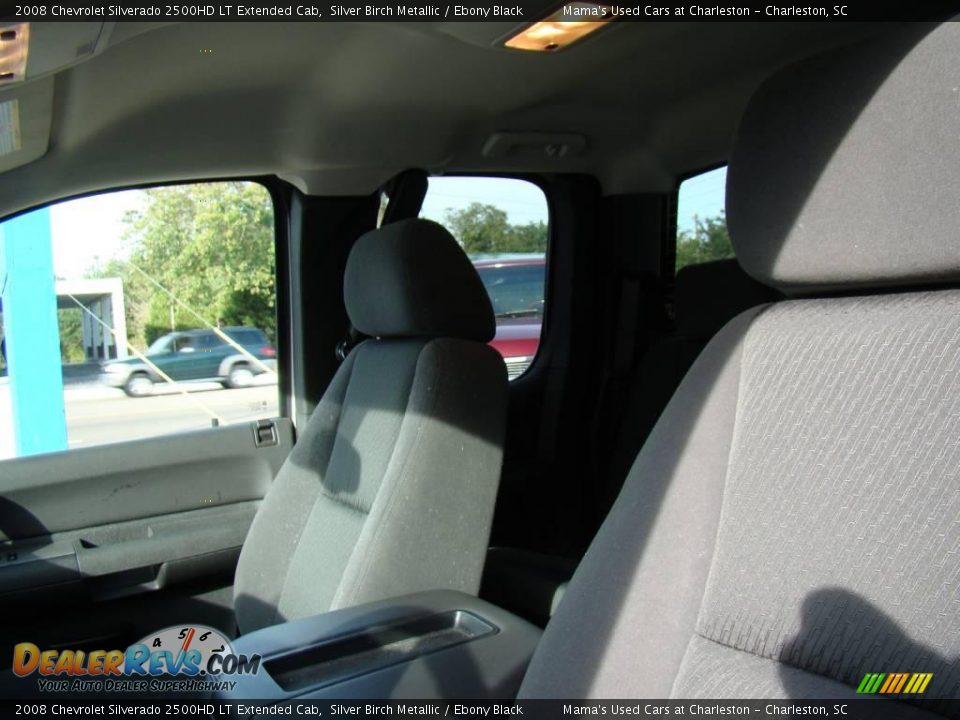 2008 Chevrolet Silverado 2500HD LT Extended Cab Silver Birch Metallic / Ebony Black Photo #30