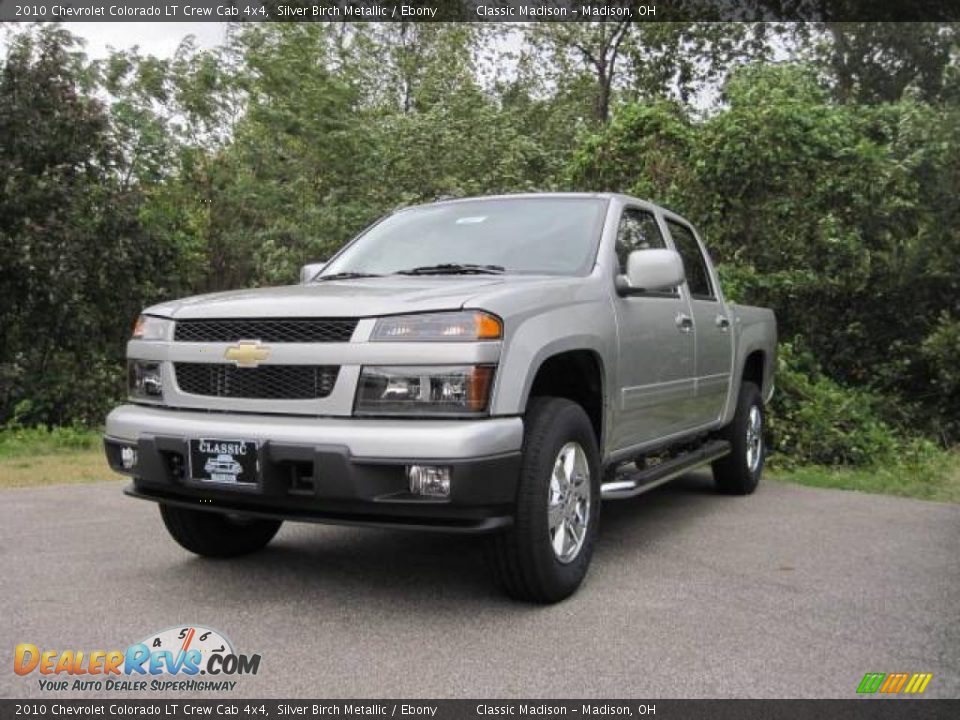 2010 Chevrolet Colorado LT Crew Cab 4x4 Silver Birch Metallic / Ebony Photo #1