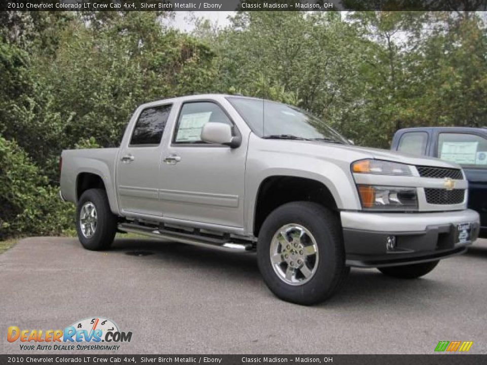 2010 Chevrolet Colorado LT Crew Cab 4x4 Silver Birch Metallic / Ebony Photo #3