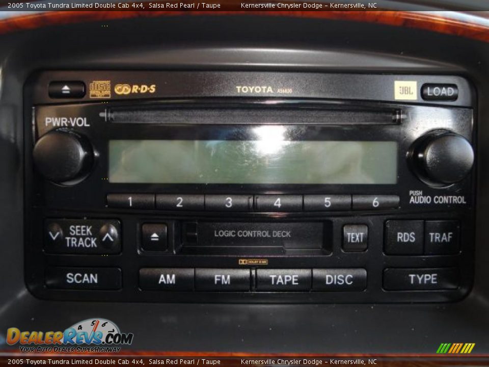 2005 Toyota Tundra Limited Double Cab 4x4 Salsa Red Pearl / Taupe Photo #22