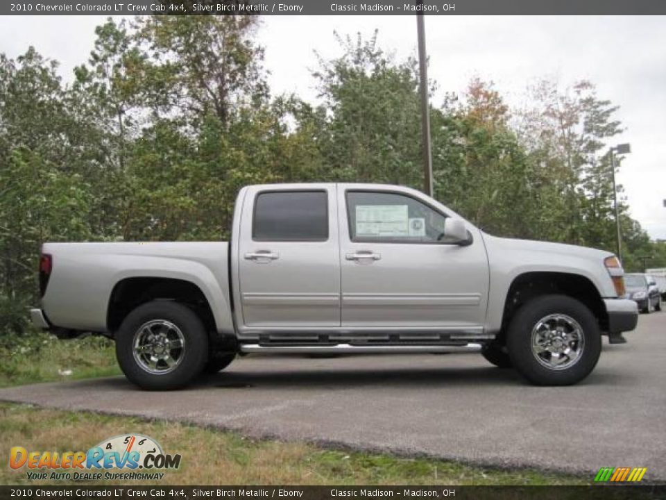 2010 Chevrolet Colorado LT Crew Cab 4x4 Silver Birch Metallic / Ebony Photo #5