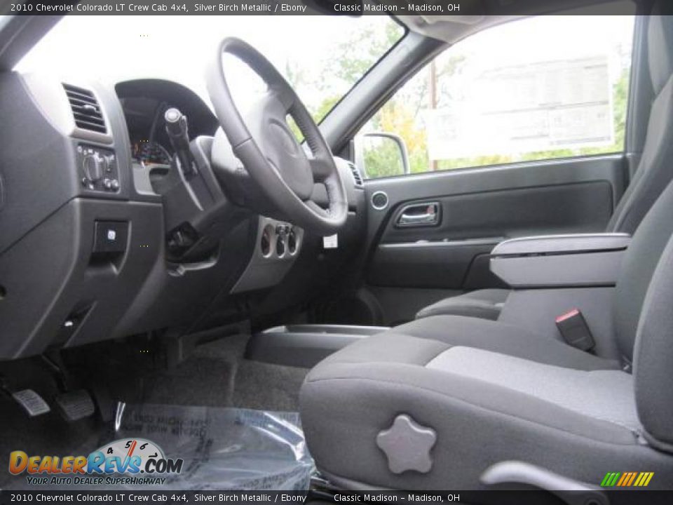 2010 Chevrolet Colorado LT Crew Cab 4x4 Silver Birch Metallic / Ebony Photo #7