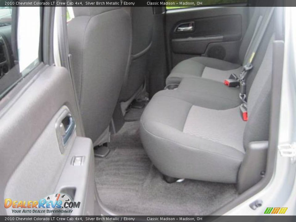 2010 Chevrolet Colorado LT Crew Cab 4x4 Silver Birch Metallic / Ebony Photo #8