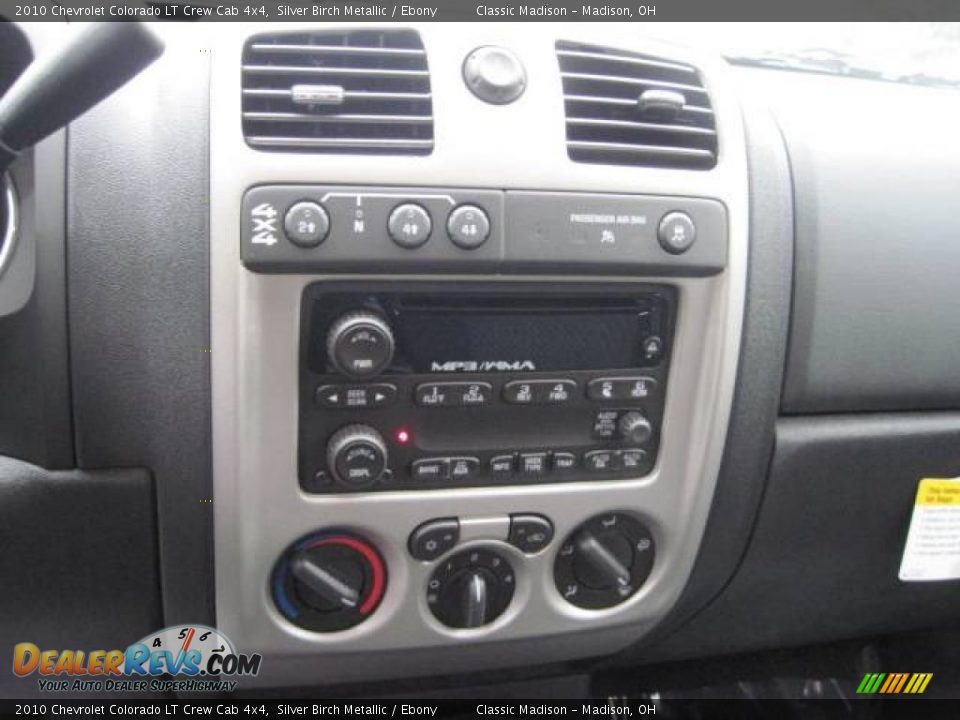2010 Chevrolet Colorado LT Crew Cab 4x4 Silver Birch Metallic / Ebony Photo #9