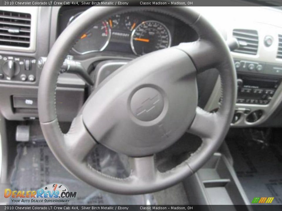 2010 Chevrolet Colorado LT Crew Cab 4x4 Silver Birch Metallic / Ebony Photo #10