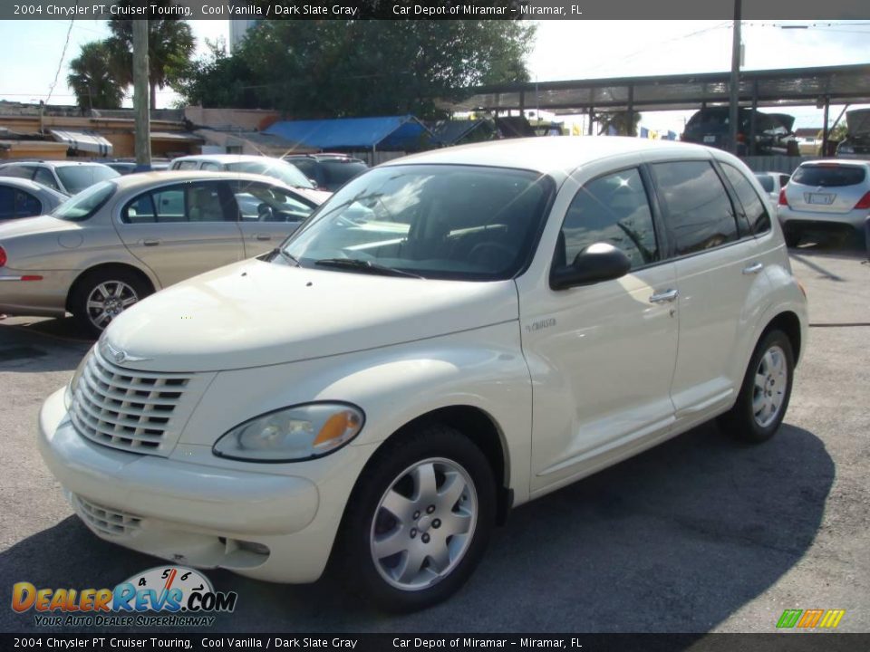2004 Chrysler PT Cruiser Touring Cool Vanilla / Dark Slate Gray Photo #7