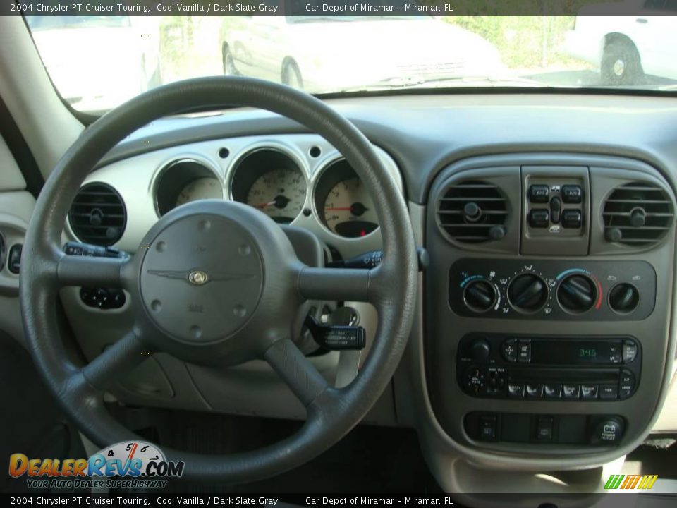 2004 Chrysler PT Cruiser Touring Cool Vanilla / Dark Slate Gray Photo #14