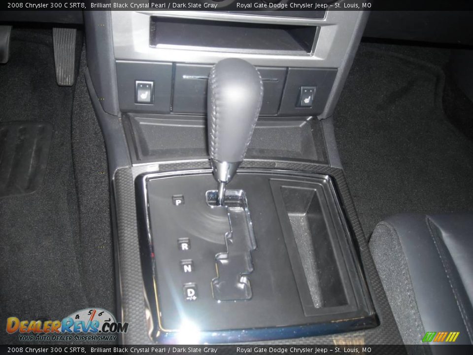 2008 Chrysler 300 C SRT8 Brilliant Black Crystal Pearl / Dark Slate Gray Photo #29