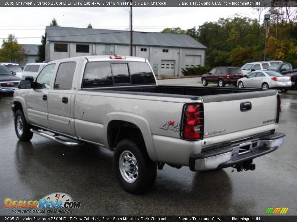 2005 Chevrolet Silverado 2500HD LT Crew Cab 4x4 Silver Birch Metallic / Dark Charcoal Photo #5