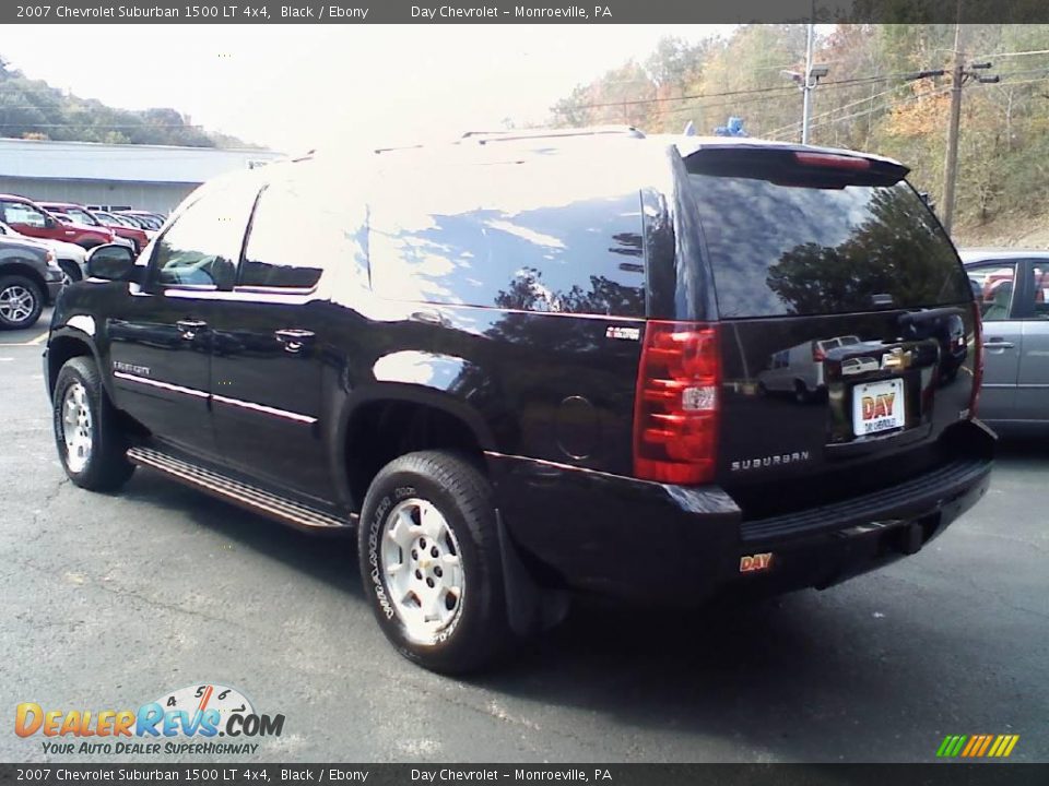 2007 Chevrolet Suburban 1500 LT 4x4 Black / Ebony Photo #6