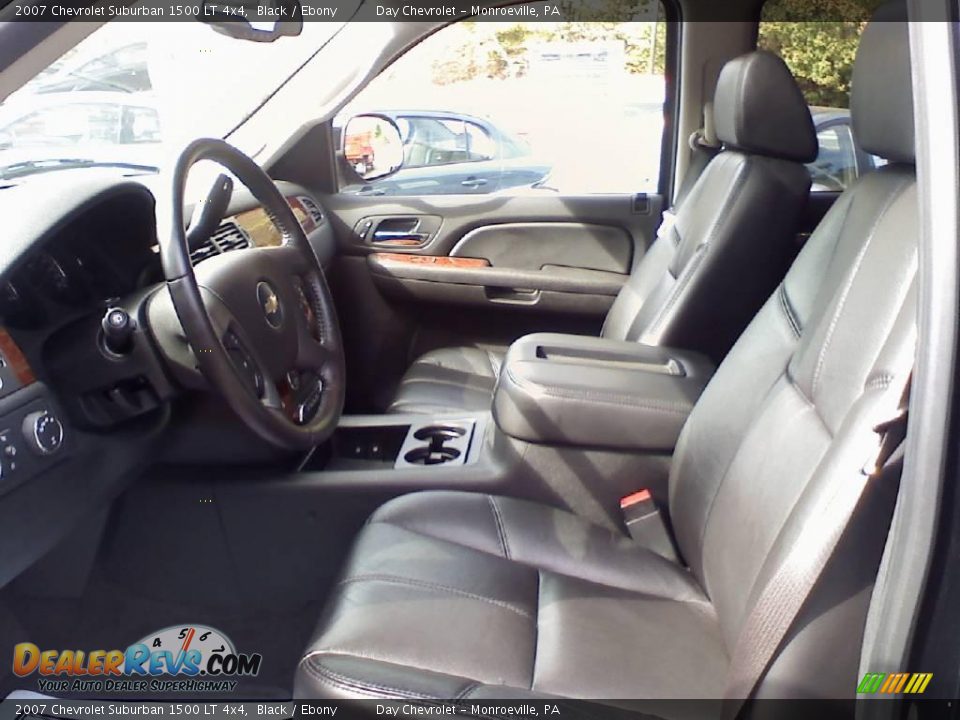 2007 Chevrolet Suburban 1500 LT 4x4 Black / Ebony Photo #8