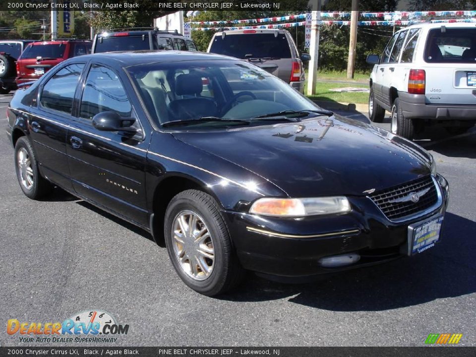 2000 Chrysler Cirrus LXi Black / Agate Black Photo #2