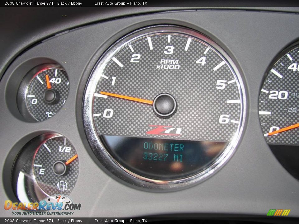 2008 Chevrolet Tahoe Z71 Black / Ebony Photo #19