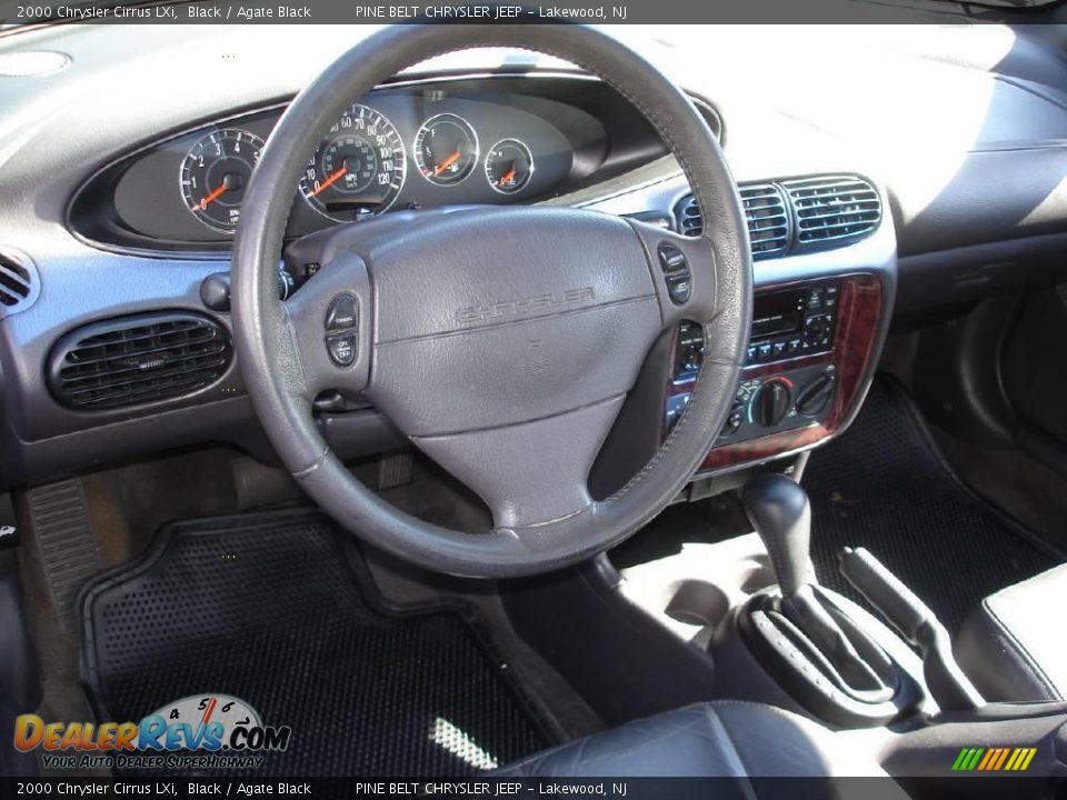 2000 Chrysler Cirrus LXi Black / Agate Black Photo #9