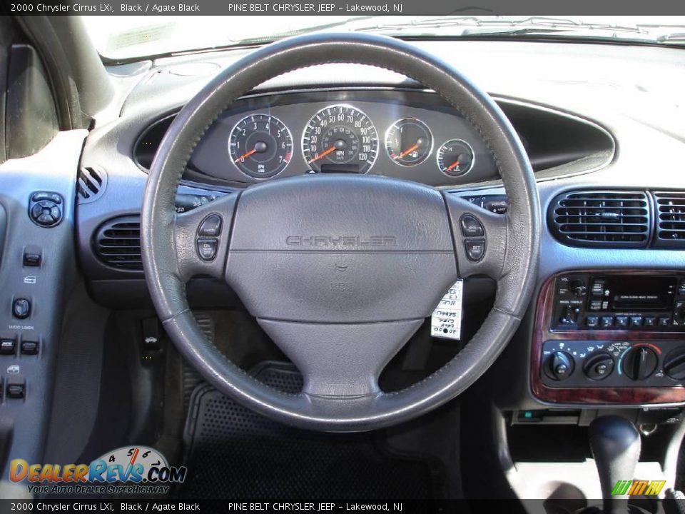 2000 Chrysler Cirrus LXi Black / Agate Black Photo #11