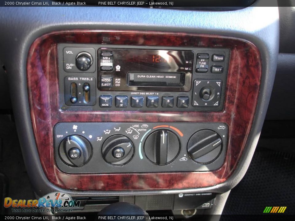 2000 Chrysler Cirrus LXi Black / Agate Black Photo #13