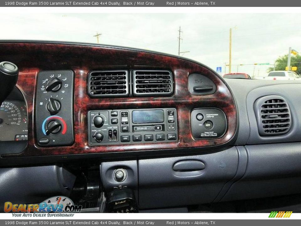 1998 Dodge Ram 3500 Laramie SLT Extended Cab 4x4 Dually Black / Mist Gray Photo #27