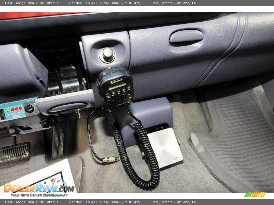 1998 Dodge Ram 3500 Laramie SLT Extended Cab 4x4 Dually Black / Mist Gray Photo #28