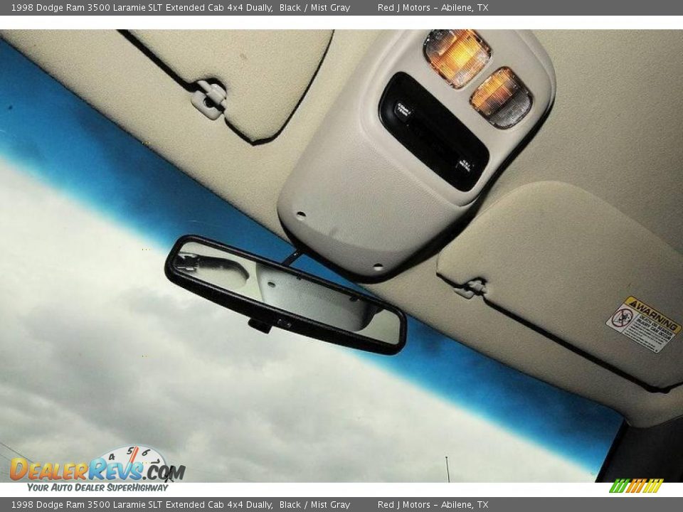 1998 Dodge Ram 3500 Laramie SLT Extended Cab 4x4 Dually Black / Mist Gray Photo #29