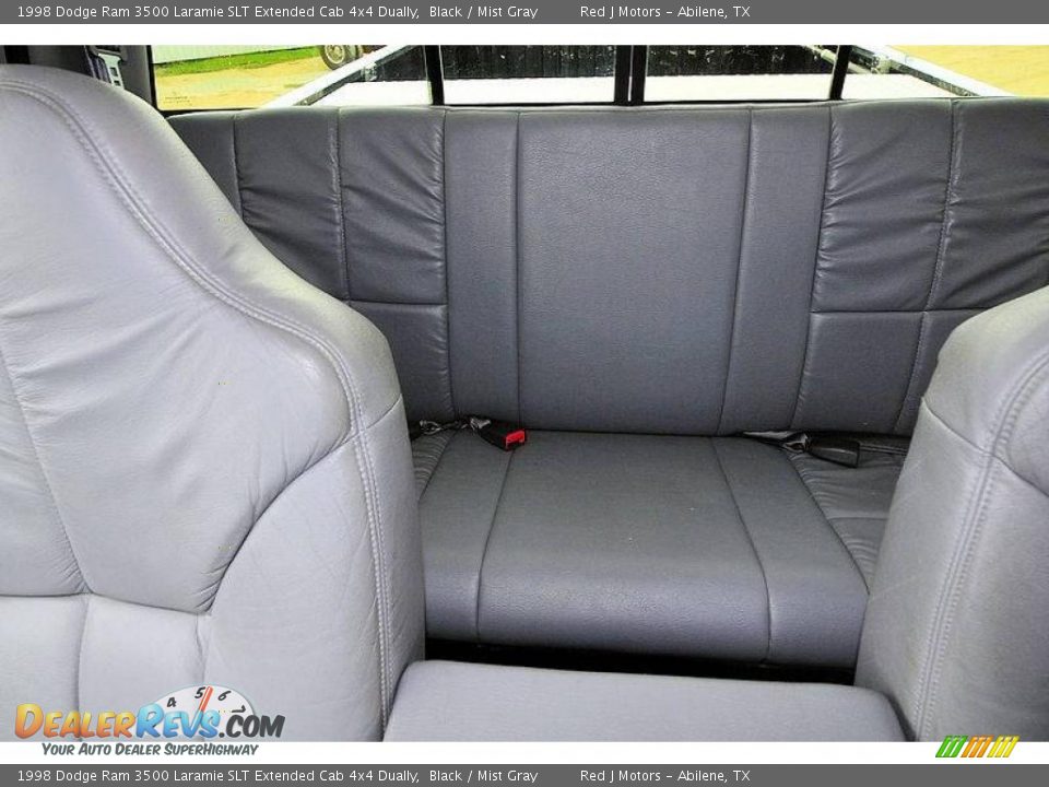 1998 Dodge Ram 3500 Laramie SLT Extended Cab 4x4 Dually Black / Mist Gray Photo #30