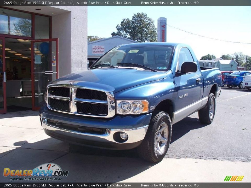 2005 Dodge Ram 1500 SLT Regular Cab 4x4 Atlantic Blue Pearl / Dark Slate Gray Photo #1