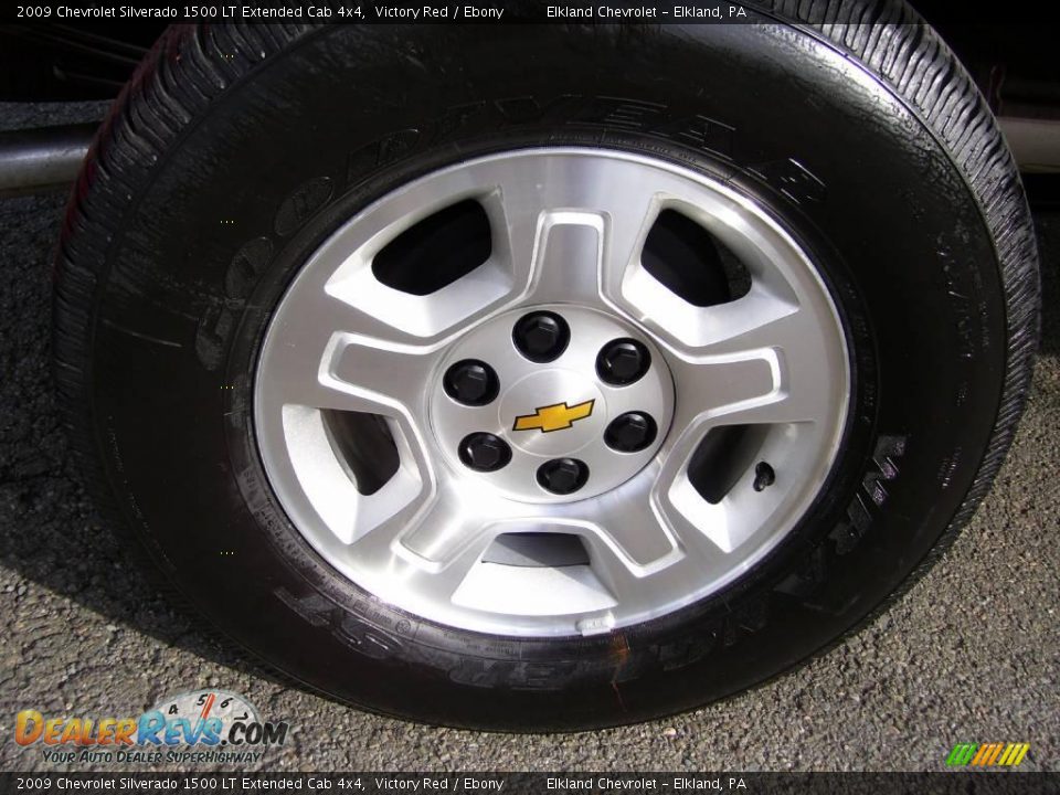 2009 Chevrolet Silverado 1500 LT Extended Cab 4x4 Victory Red / Ebony Photo #10