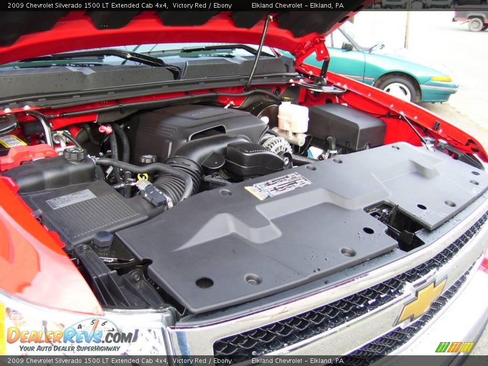 2009 Chevrolet Silverado 1500 LT Extended Cab 4x4 Victory Red / Ebony Photo #15