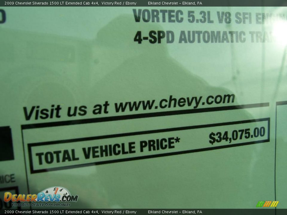 2009 Chevrolet Silverado 1500 LT Extended Cab 4x4 Victory Red / Ebony Photo #20
