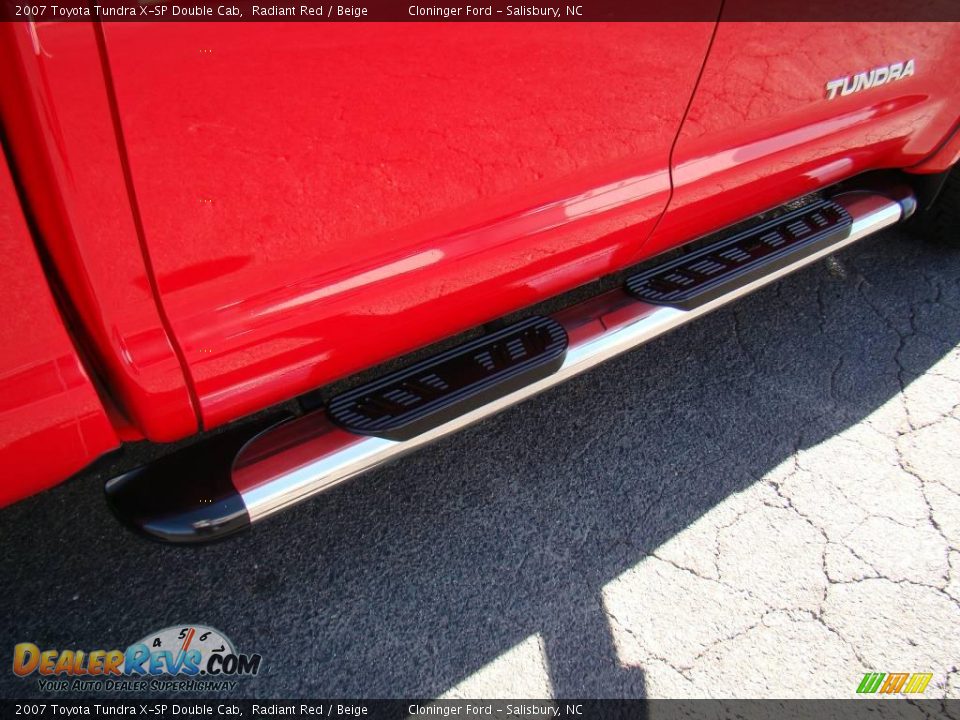 2007 Toyota Tundra X-SP Double Cab Radiant Red / Beige Photo #14