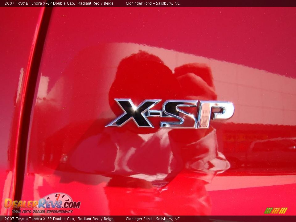 2007 Toyota Tundra X-SP Double Cab Radiant Red / Beige Photo #15