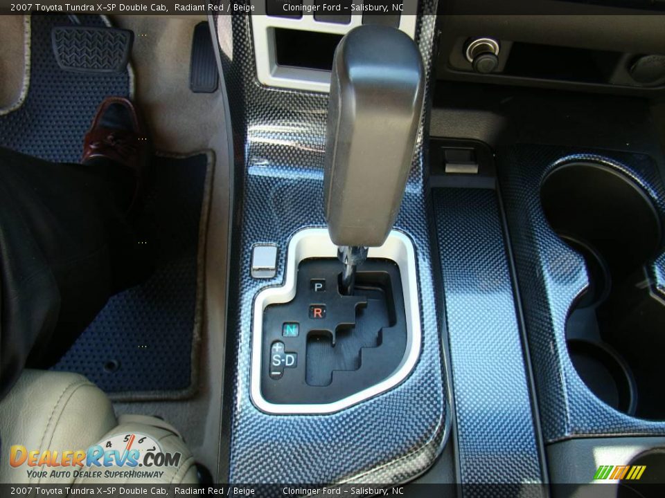 2007 Toyota Tundra X-SP Double Cab Radiant Red / Beige Photo #25