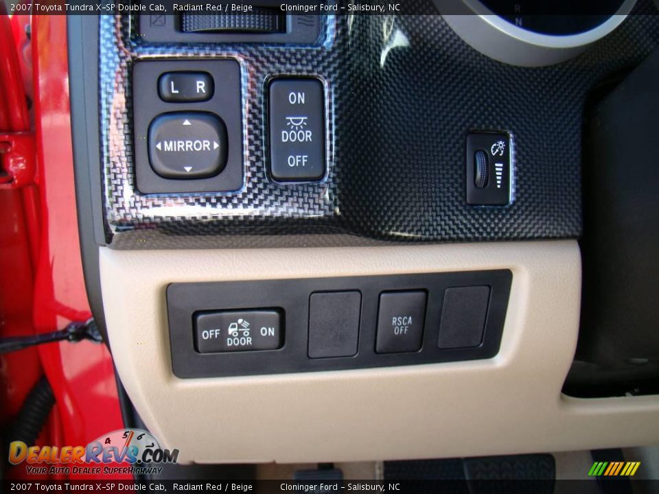 2007 Toyota Tundra X-SP Double Cab Radiant Red / Beige Photo #28
