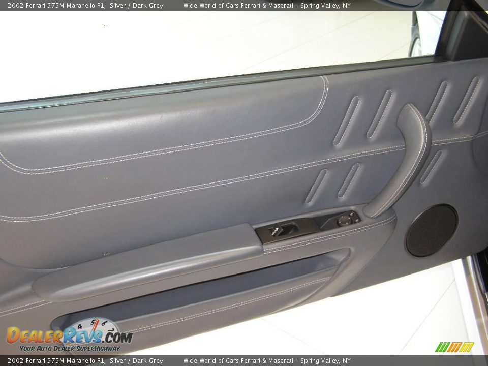 2002 Ferrari 575M Maranello F1 Silver / Dark Grey Photo #7