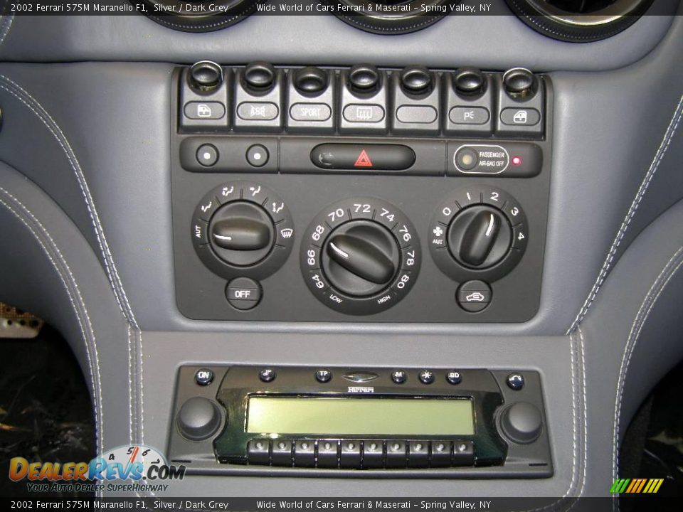 2002 Ferrari 575M Maranello F1 Silver / Dark Grey Photo #10