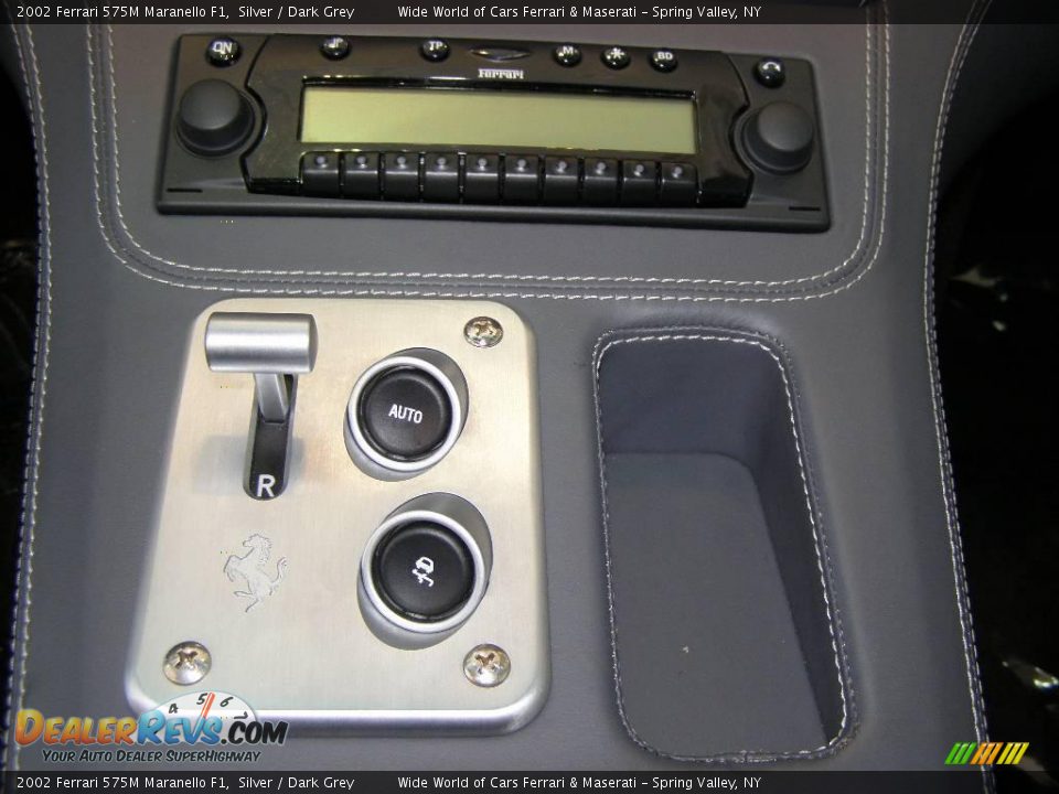 2002 Ferrari 575M Maranello F1 Silver / Dark Grey Photo #11