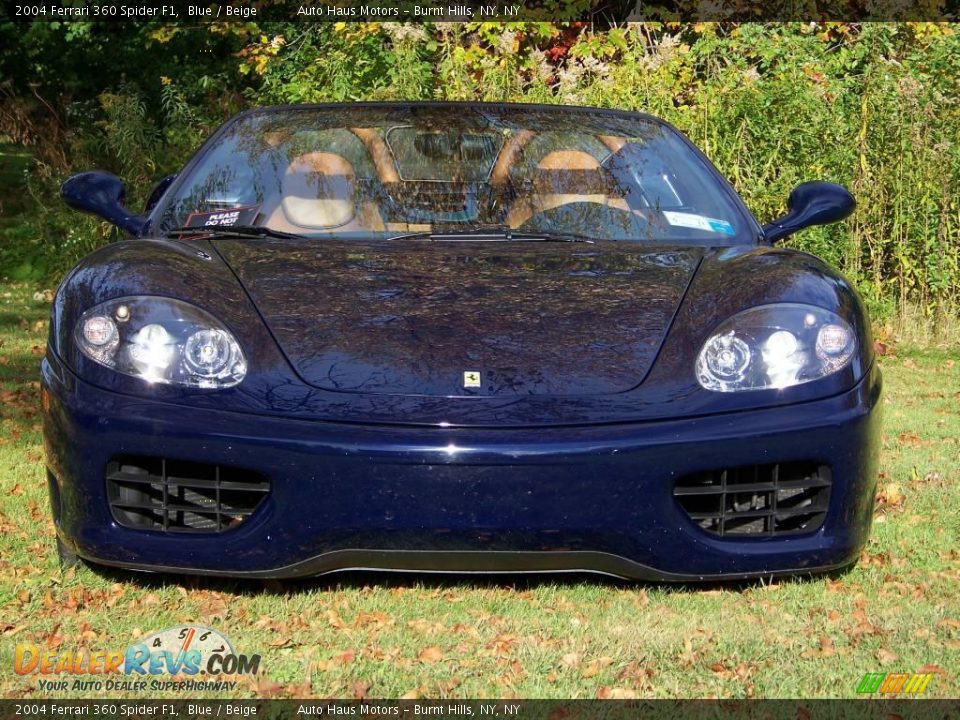 2004 Ferrari 360 Spider F1 Blue / Beige Photo #3