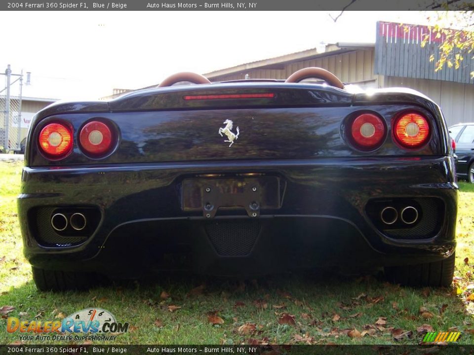 2004 Ferrari 360 Spider F1 Blue / Beige Photo #7