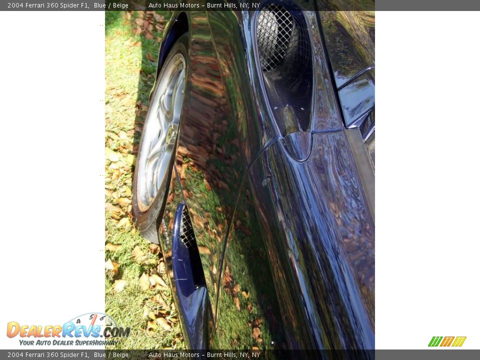 2004 Ferrari 360 Spider F1 Blue / Beige Photo #13
