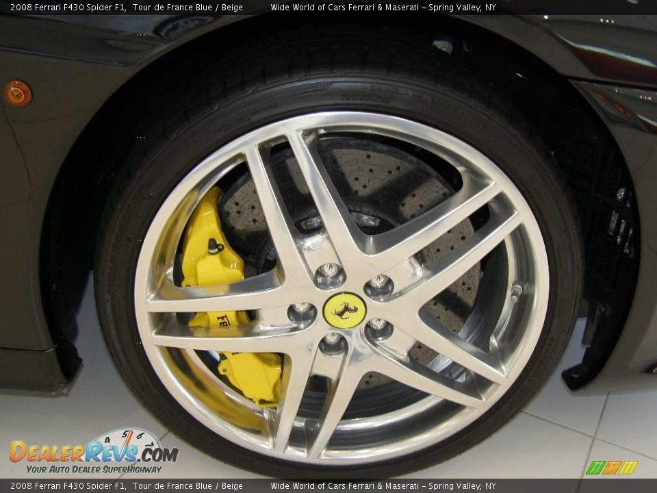 2008 Ferrari F430 Spider F1 Tour de France Blue / Beige Photo #2