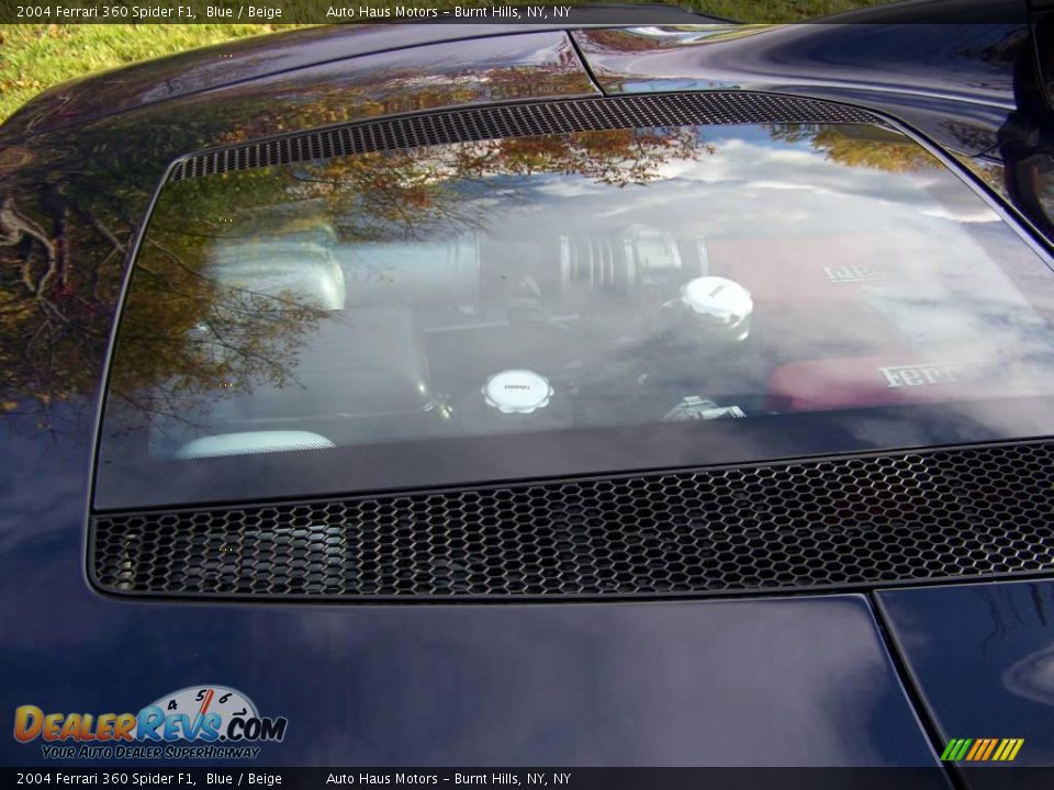 2004 Ferrari 360 Spider F1 Blue / Beige Photo #14