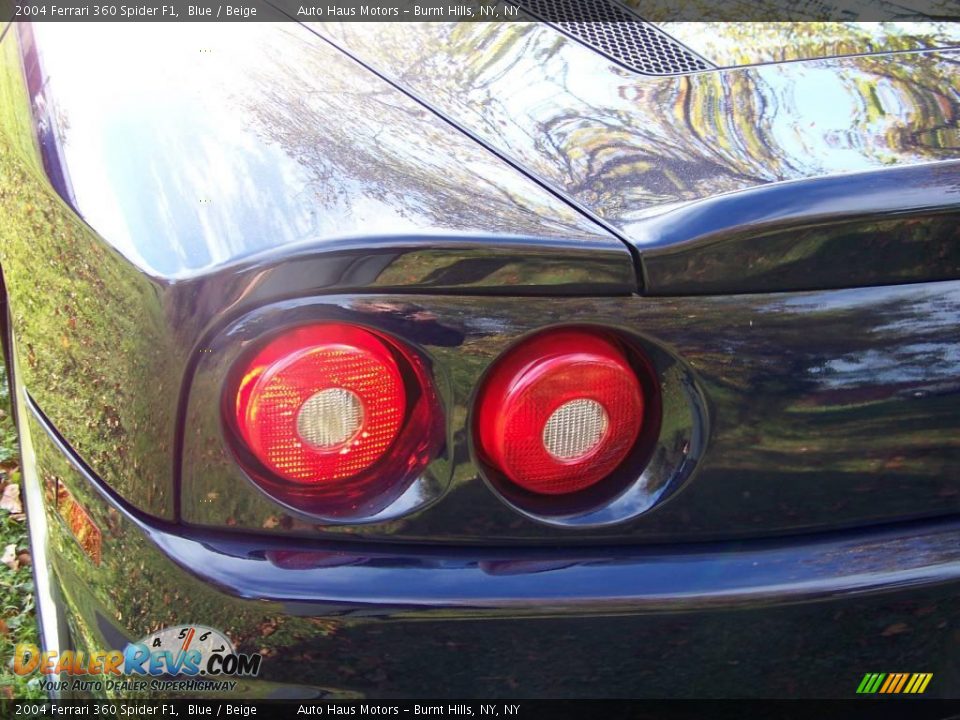 2004 Ferrari 360 Spider F1 Blue / Beige Photo #16