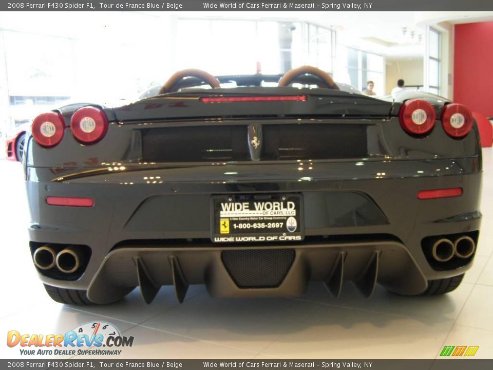 2008 Ferrari F430 Spider F1 Tour de France Blue / Beige Photo #4