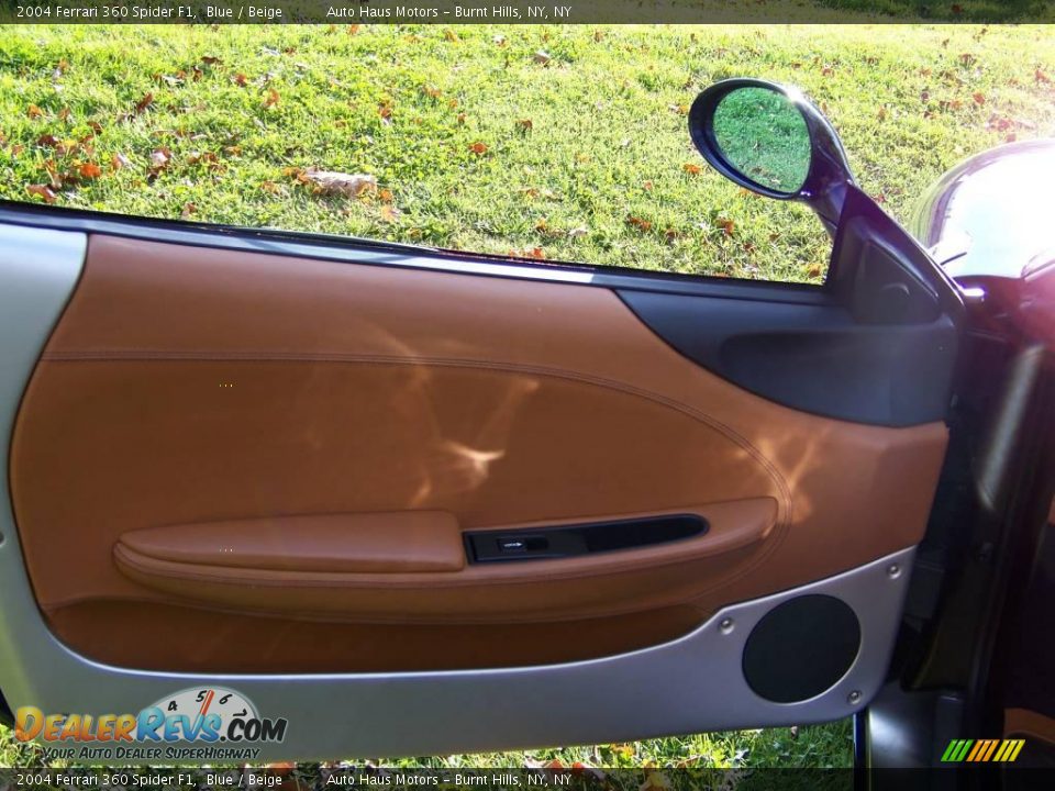2004 Ferrari 360 Spider F1 Blue / Beige Photo #18