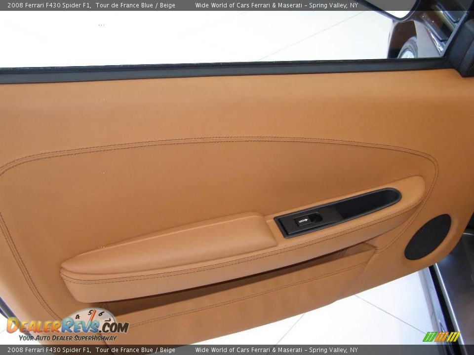 2008 Ferrari F430 Spider F1 Tour de France Blue / Beige Photo #7