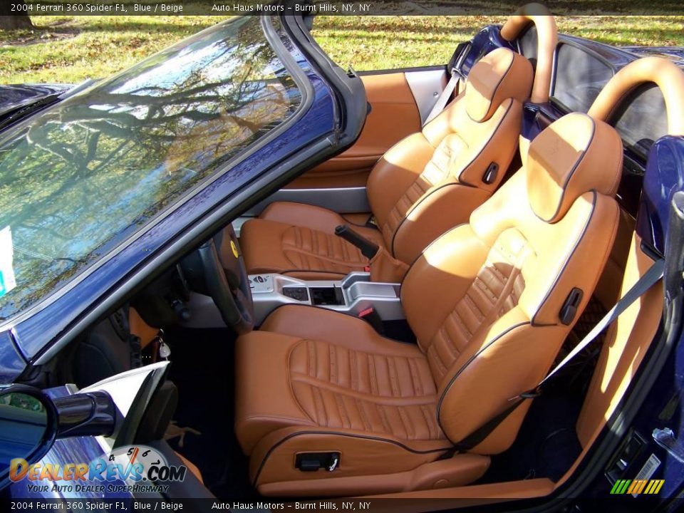 Beige Interior - 2004 Ferrari 360 Spider F1 Photo #19